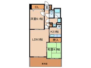 グランディオス 京都東の物件間取画像